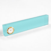 Porte-nom Pour Bureau Couleur bleu doux