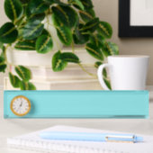 Porte-nom Pour Bureau Couleur bleu doux