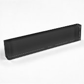Porte-nom Pour Bureau Couleur noire solide