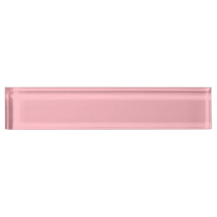 Porte-nom Pour Bureau Couleur unie rose rose tendance Classic Elegant