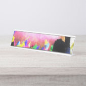 Porte-nom Pour Bureau Couleurs Holi Falln (Devant)