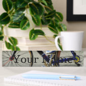 Porte-nom Pour Bureau Course de vélo