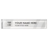 Porte-nom Pour Bureau Create Your Own (Devant)