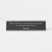 Porte-nom Pour Bureau Créez votre propre devis (Devant)