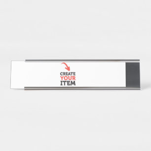Porte-nom Pour Bureau CRÉEZ-VOTRE-PROPRE DIY Personnalisé téléchargez vo