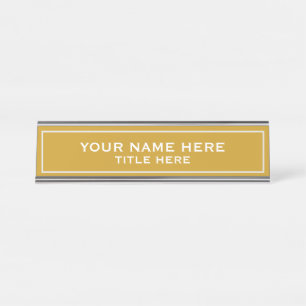 Porte-nom Pour Bureau Créez votre propre produit