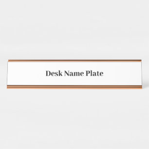 Porte-nom Pour Bureau Créez Votre Propre Promotion de Marque Simple