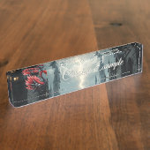 Porte-nom Pour Bureau Crimson Cathedral Swan (Taille)