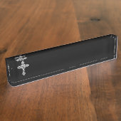 Porte-nom Pour Bureau Croix celtique (Taille)