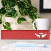 Porte-nom Pour Bureau Croix chrétienne