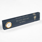 Porte-nom Pour Bureau Croix de l'or