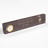 Porte-nom Pour Bureau Croix de l'or