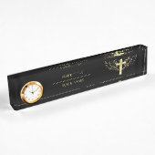 Porte-nom Pour Bureau Croix d'or