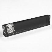 Porte-nom Pour Bureau Croix maçonnique