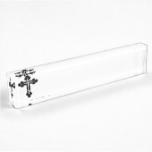 Porte-nom Pour Bureau Croix orthodoxe