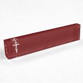 Porte-nom Pour Bureau Croix orthodoxe
