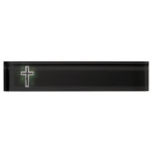Porte-nom Pour Bureau Crucifix (Devant)
