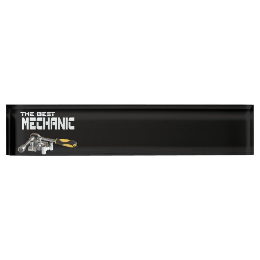 Porte-nom Pour Bureau Culot wrenches (Devant)