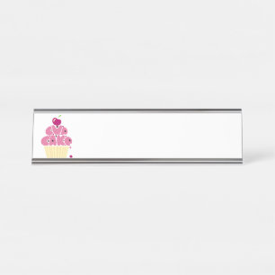 Porte-nom Pour Bureau Cupcake