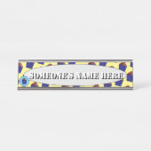 Porte-nom Pour Bureau Cupcake par Kenneth Yoncich (Devant)