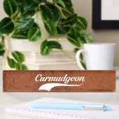 Porte-nom Pour Bureau Curmudgeon