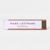 Porte-nom Pour Bureau Custom Modern Business Promotional (Devant)