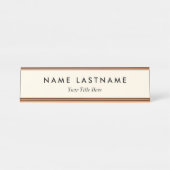 Porte-nom Pour Bureau Custom Modern Business Promotional (Devant)