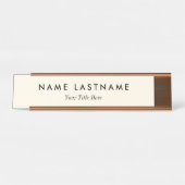 Porte-nom Pour Bureau Custom Modern Business Promotional (Devant)