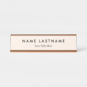 Porte-nom Pour Bureau Custom Modern Business Promotional (Devant)