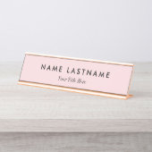 Porte-nom Pour Bureau Custom Modern Business Promotional (Devant)