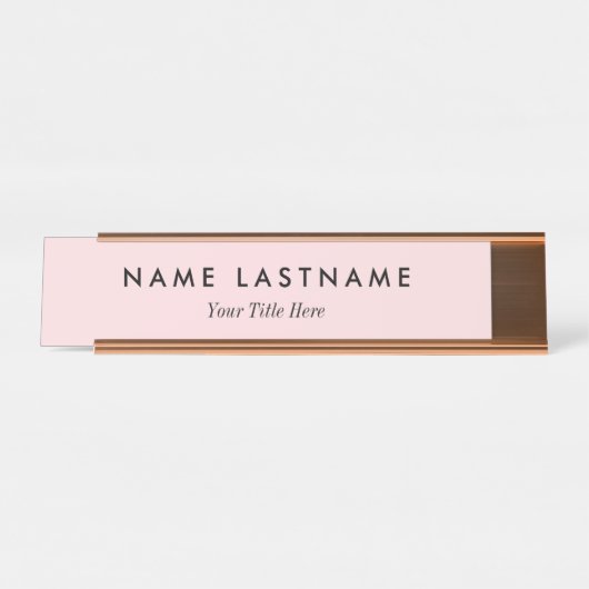 Porte-nom Pour Bureau Custom Modern Business Promotional (Devant)