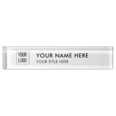 Porte-nom Pour Bureau Custom Professional Name Plate (Devant)