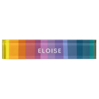 Cute Moderne Abstrait Vibrant Arc-en-ciel rayures
