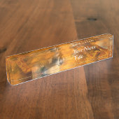 Porte-nom Pour Bureau DAWNING DARK/ MONDES ALIENS Science-fiction, Sci-F (Taille)