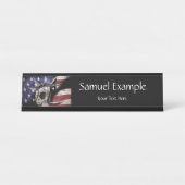 Porte-nom Pour Bureau Décès ou liberté (Devant)
