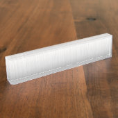 Porte-nom Pour Bureau Dégradé argenté (Taille)