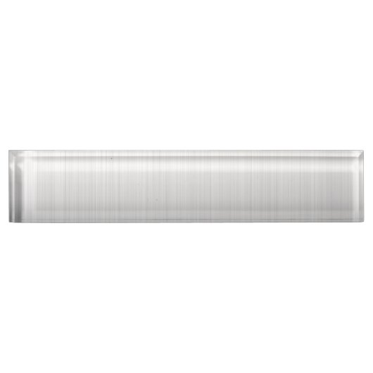 Porte-nom Pour Bureau Dégradé argenté (Devant)