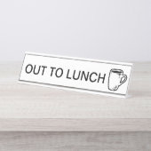 Porte-nom Pour Bureau Déjeuner (Devant)