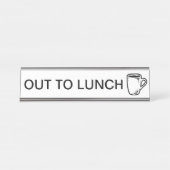 Porte-nom Pour Bureau Déjeuner (Devant)