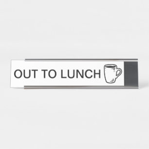 Porte-nom Pour Bureau Déjeuner
