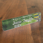 Porte-nom Pour Bureau Denali Express Alaska Train Vacation Photographie (Taille)