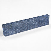 Porte-nom Pour Bureau Denim