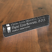Porte-nom Pour Bureau Dentiste (Taille)
