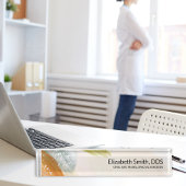 Porte-nom Pour Bureau Dentiste Moderne