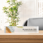 Porte-nom Pour Bureau Dentiste Moderne