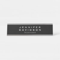 Design professionnel moderne gris foncé