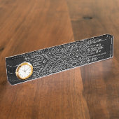 Porte-nom Pour Bureau Desk Nameplate (Taille)