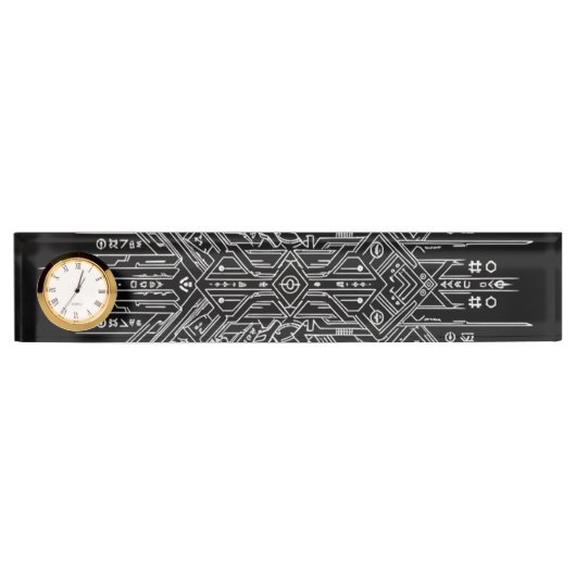 Porte-nom Pour Bureau Desk Nameplate (Devant)