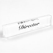 Porte-nom Pour Bureau Directeur