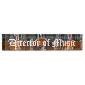 Porte-nom Pour Bureau Directeur de la musique (Devant)
